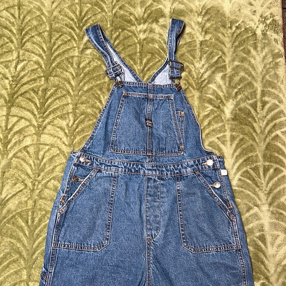 Dark Wash Denim Overalls